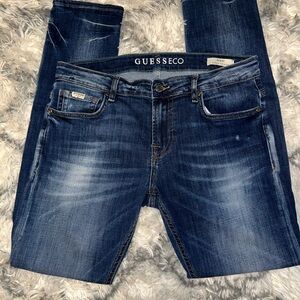 Guesseco Miami Super Skinny Blue Denim Jeans